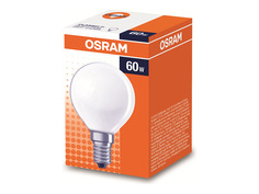 Лампы накаливания лампа накаливания OSRAM 60Вт E14 2700K 230В шар С35 матовая