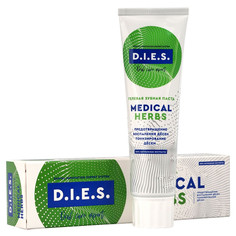 Пасты зубные паста зубная D.I.E.S. Medical Herbs 100мл