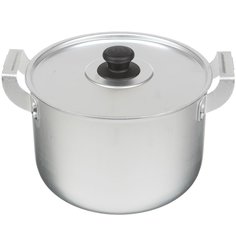 Кастрюля алюминий, 6 л, с крышкой, Калитва, 14060