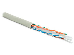 Сетевой кабель Hyperline U/UTP cat.6 23AWG 305m Grey UUTP4-C6-S23-IN-PVC-GY-305