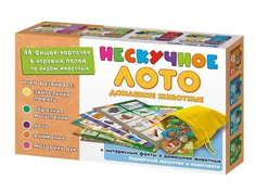 Настольная игра Нескучные игры Лото Домашние животные 8233