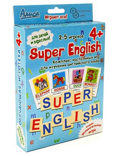 Настольная игра Нескучные игры Алиса. Super English И-810