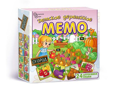 Настольная игра Нескучные игры Мемо Огород 24 дет. 8501