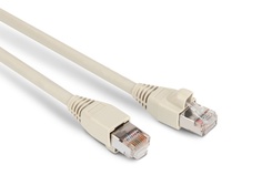 Сетевой кабель Hyperline FTP cat.6a 1m Grey PC-LPM-STP-RJ45-RJ45-C6a-1M-LSZH-GY