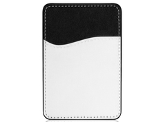 Чехол DF для карт на смартфон эко-кожа Black CardHolder-03