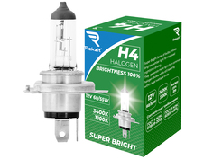 Лампа Rekzit Н4 12V 60/55W Brightness 100% 90044