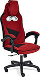 Игровое компьютерное кресло Tetchair ARENA флок бордовый/черный 10/35 (14131)