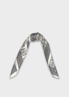 Платок шелковый с принтом (53*53) Elis