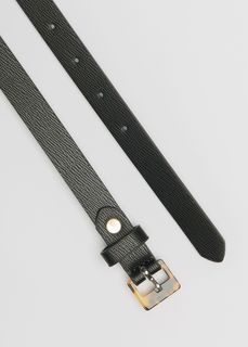 Узкий черный ремень (100) Elis