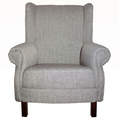 Кресло осло (la neige) серый 85x105x85 см.