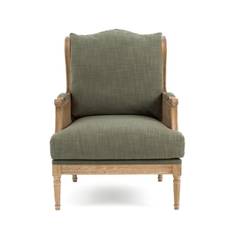 Кресло cenusa (laredoute) зеленый 75x98x87 см.
