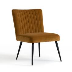 Кресло винтажное ronda (laredoute) оранжевый 56x67x80 см.