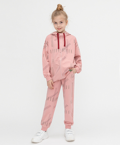 Брюки из футера розовые Button Blue