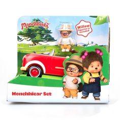 Игровой набор Кабриолет с фигуркой Monchhichi Вилли 7,5 см