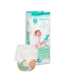 Offspring трусики-подгузники, M 6-11 кг. 42 шт. расцветка Небо