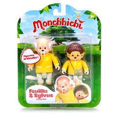 Фигурки Мончичи: Лифи и Сильвус 2 в 1- 7,5 см Monchhichi