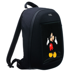 Pixel Bag Рюкзак с LED-дисплеем PIXEL ONE - BLACK MOON (чёрный)