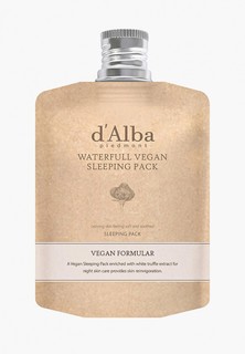 Маска для лица dAlba D'alba Waterfull Vegan Sleeping Pack, 60 мл