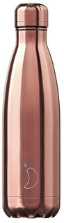 Термос 0,5 л Chillys Bottles Chrome розовое золото B500CHRGO