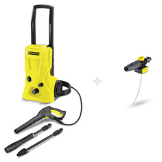 Мойка высокого давления Karcher K 4 Basic+Пенное сопло FJ 10+Автошампунь Karcher RM 615