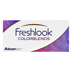 Линзы контактные цветные ALCON FRESHLOOK Серебряный серый, ежемесячные 2 шт