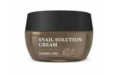 Крем для дица с муцином улитки DERMA ING SNAIL SOLUTION CREAM 50мл JNN