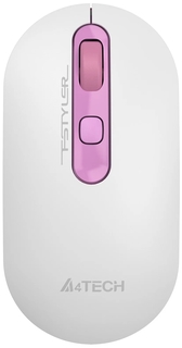 Мышь A4Tech Fstyler FG20 Sakura белый/розовый