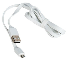 Кабель More choice USB 2.1A для Type-C Капитан ампер Light 1м белый K21a