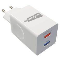 Сетевое зарядное устройство More choice Smart 2USB 3.0A QC3.0 для Type-C NC55QCa (White)