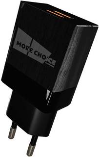 Сетевое зарядное устройство More choice 2USB 2.1A для micro USB NC24m (Black)