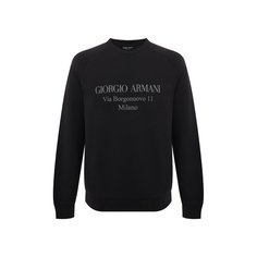 Хлопковый свитшот Giorgio Armani