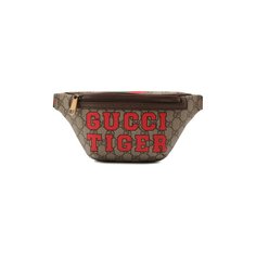 Текстильная поясная сумка Gucci