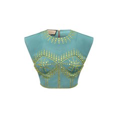 Топ из хлопка и вискозы Gucci