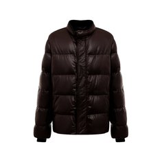 Кожаный пуховик Brioni