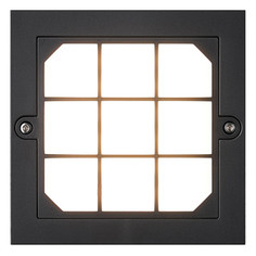 Светильники акцентного освещения садовые уличный настенный светильник ESCADA Daf LED 6Вт IP65 решетка черный