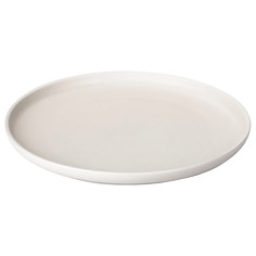Тарелки тарелка DOMENIK Rock White 26см обеденная фарфор белый