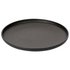 Тарелки тарелка DOMENIK Rock Black 26см обеденная фарфор черный