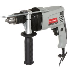 Дрель ударная, Интерскол, ДУ-13/750ЭР, ключевая, 13 мм, 750 Вт, с реверсом, 1 скорость