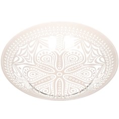 Тарелка суповая, стекло, 22 см, круглая, Boho, Pasabahce, 10335/SLBD43, розовая