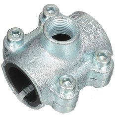 Седелка-врезка 1"х1/2", DN 25х15, чугун, внутренняя резьба, Gebo, 01.261.28.0301