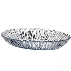 Блюдо стекло, овальное, 19х25 см, прозрачное, Pasabahce, Aurora, 10547B