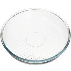 Форма для выпечки стекло, 26х26х4.5 см, 1.7 л, круглая, Borcam, 59534/1073141