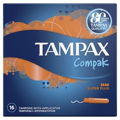 Тампоны Tampax, Super Plus, 16 шт, TM-83725527