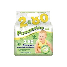 Влажные салфетки детские DUO 3 МЛ Pamperino