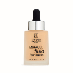 Легкий тональный флюид с алмазной пудрой MIRACLE FLUID L'arte del Bello