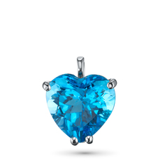 Подвеска из серебра с топазом э0609пд05220408 ЭПЛ Даймонд