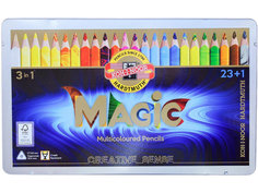 Карандаши цветные Koh-i-Noor Jumbo Magic 23 цвета 3408024001PLRU