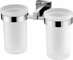 Стакан Aquanet 4784D (двойной) хром (4784D)