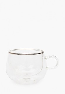 Чашка чайная с блюдцем Walmer Viscount Platinum, 0,23 л