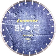 Алмазный диск по старому бетону, железобетону Champion